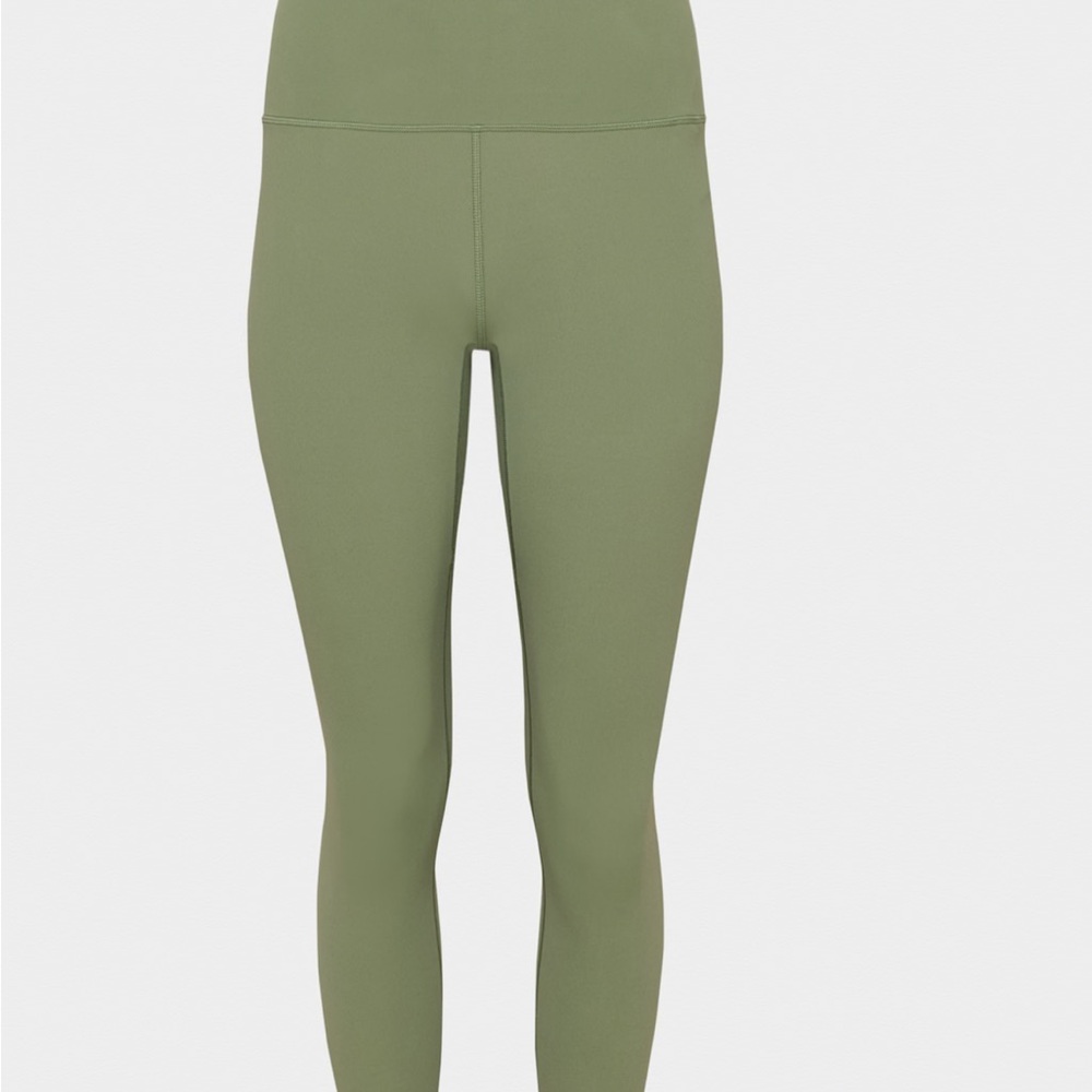 Aritzia Green High-Waisted Leggings